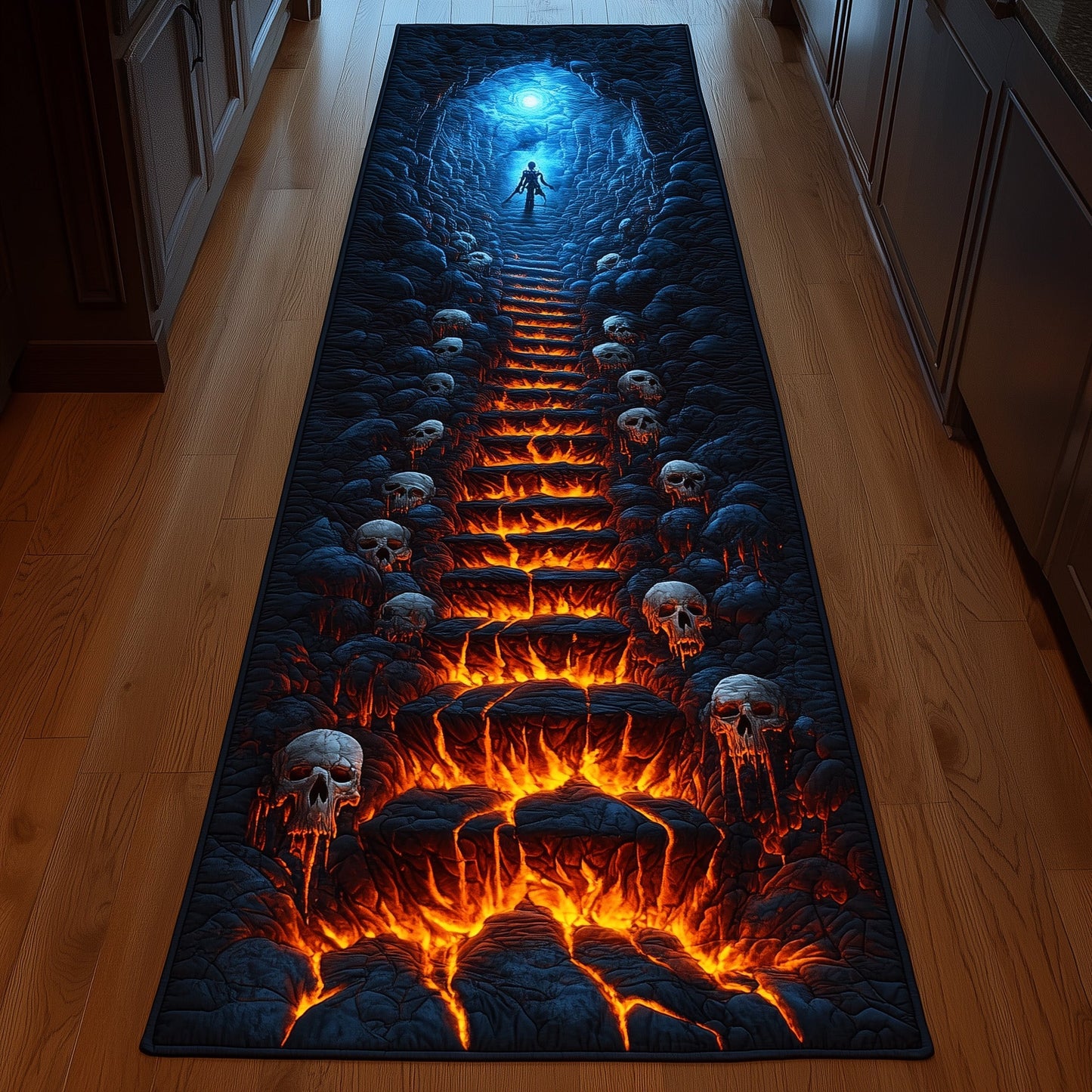 Flaming pathway Runner Rug GFTOYC775
