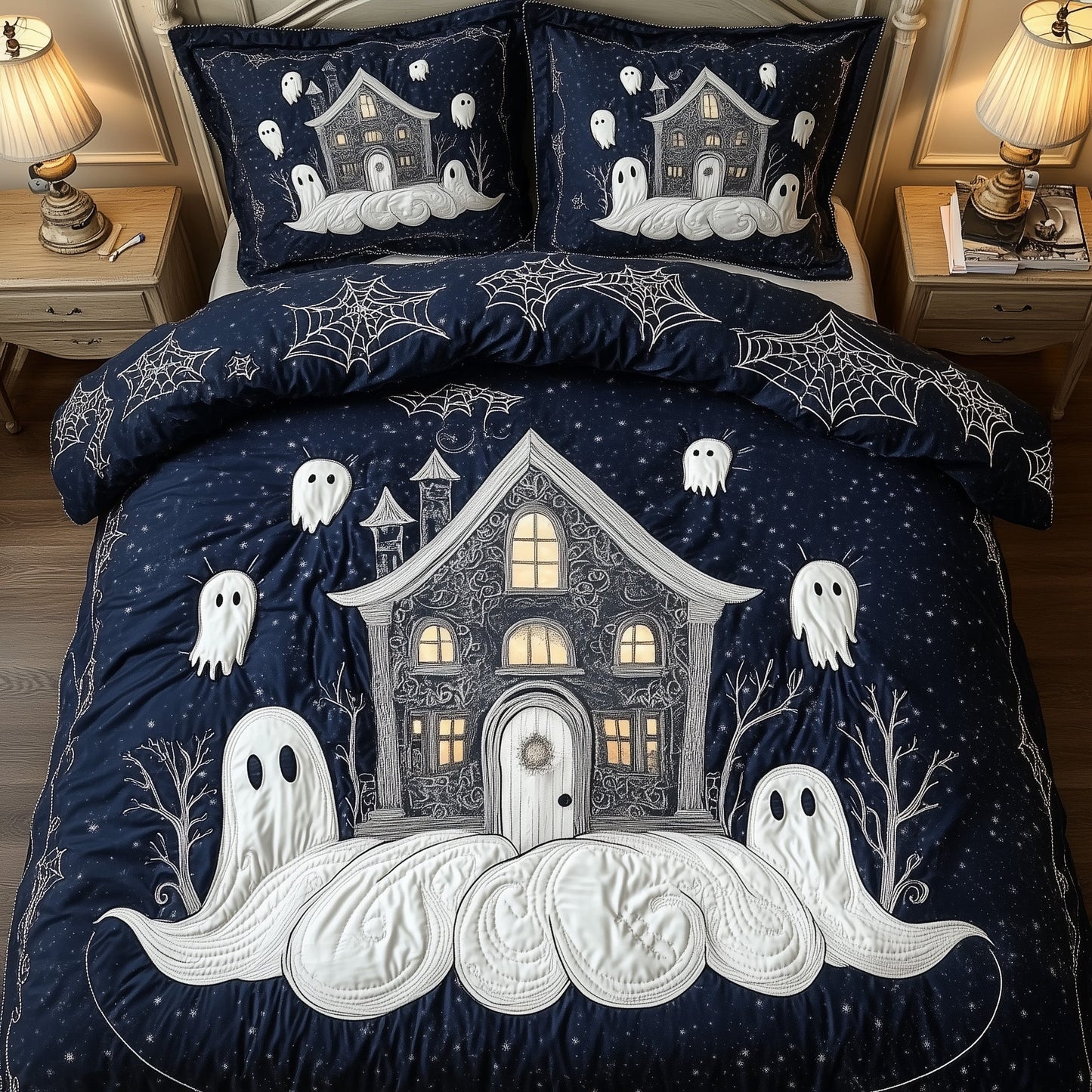 Haunted Pumpkin House Duvet Cover Set GFTOYC785