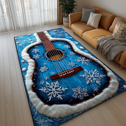 Winter Guitar Area Rug GFTOYC787