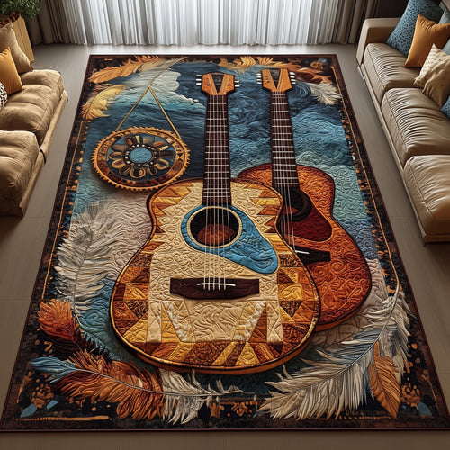 Boho Guitars Area Rug GFTOYC790