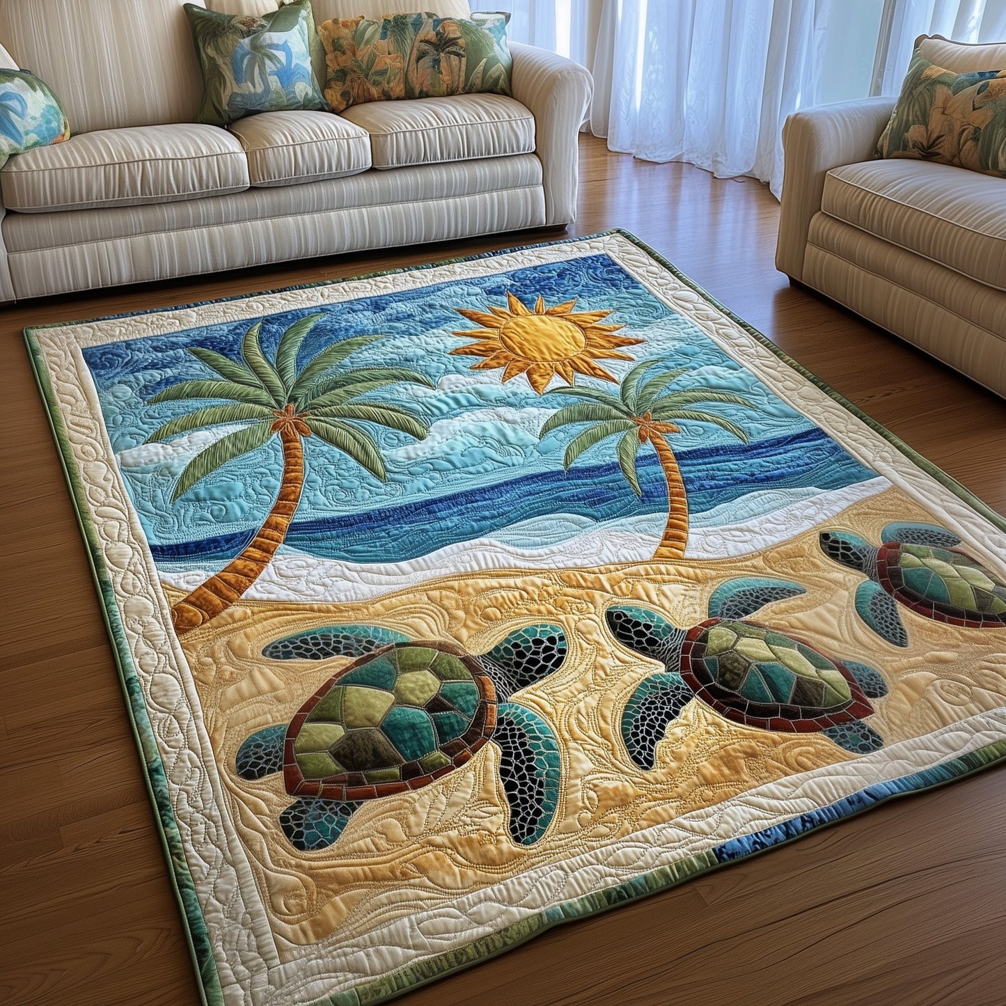 Turtle Marine Area Rug GFTOYC797