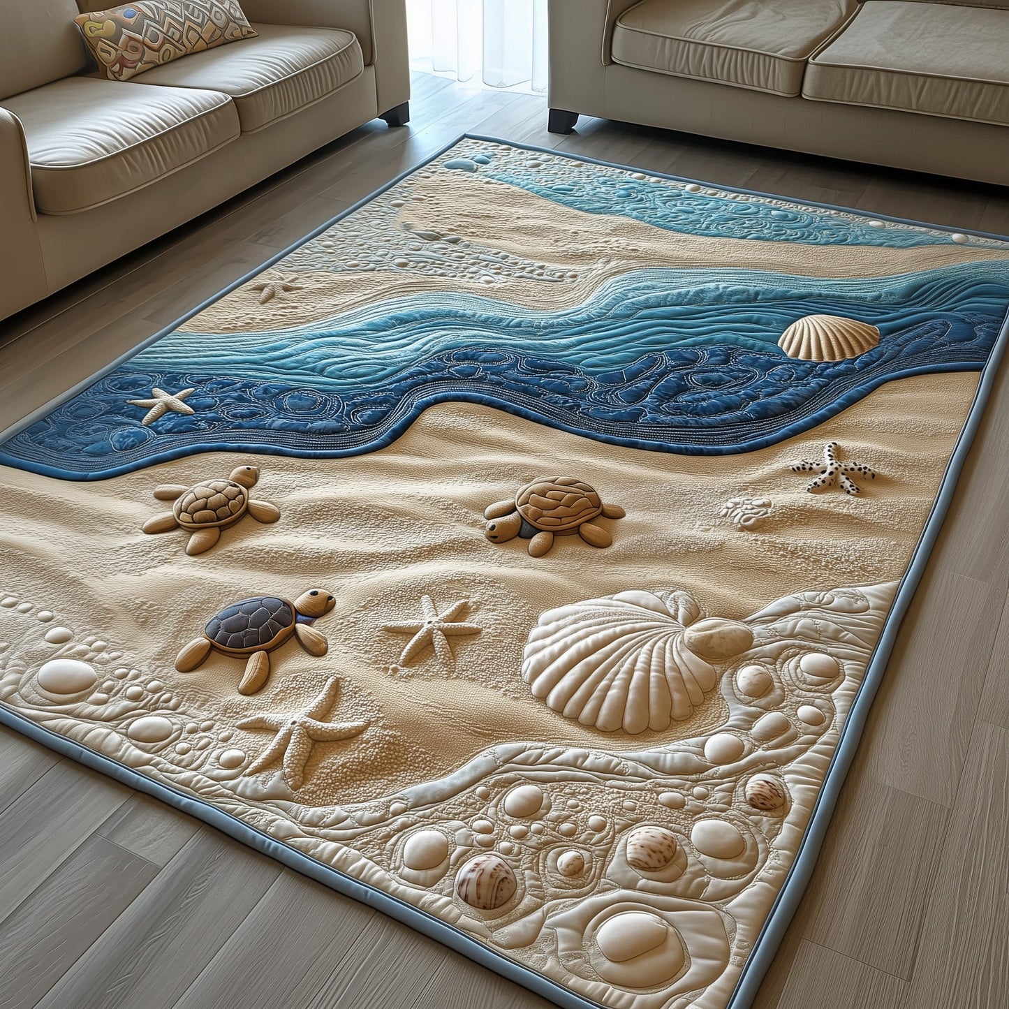 Turtle Marine Area Rug GFTOYC800