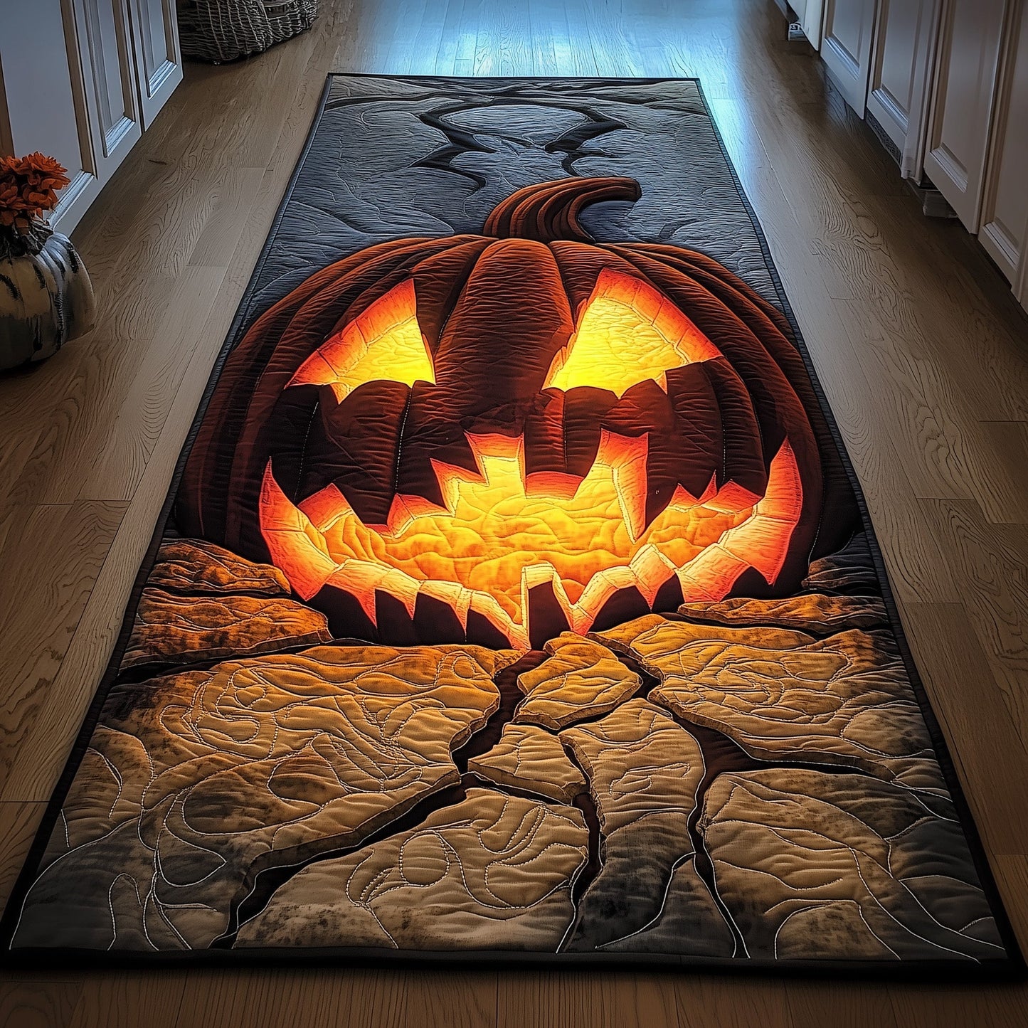 Halloween Pumpkin Runner Rug GFTOYC806