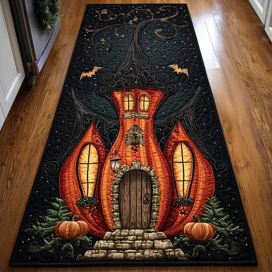 Haunted Pumpkin House Runner Rug GFTOYC809