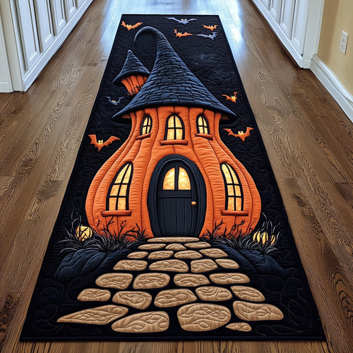 Haunted Pumpkin House Runner Rug GFTOYC810