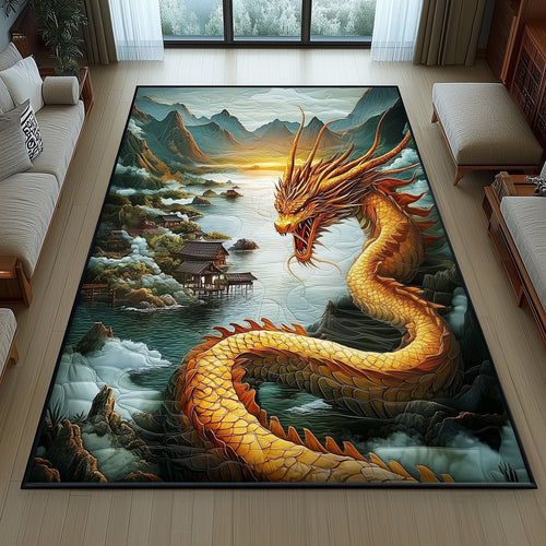 Aqua Dragon Area Rug GFTOYC835
