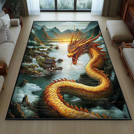 Aqua Dragon Area Rug GFTOYC835
