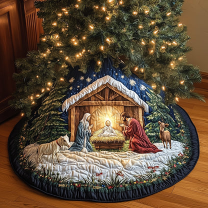 Divine Light Quilted Tree Skirt GFTOYC836