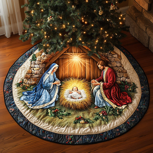 Divine Light Quilted Tree Skirt GFTOYC840