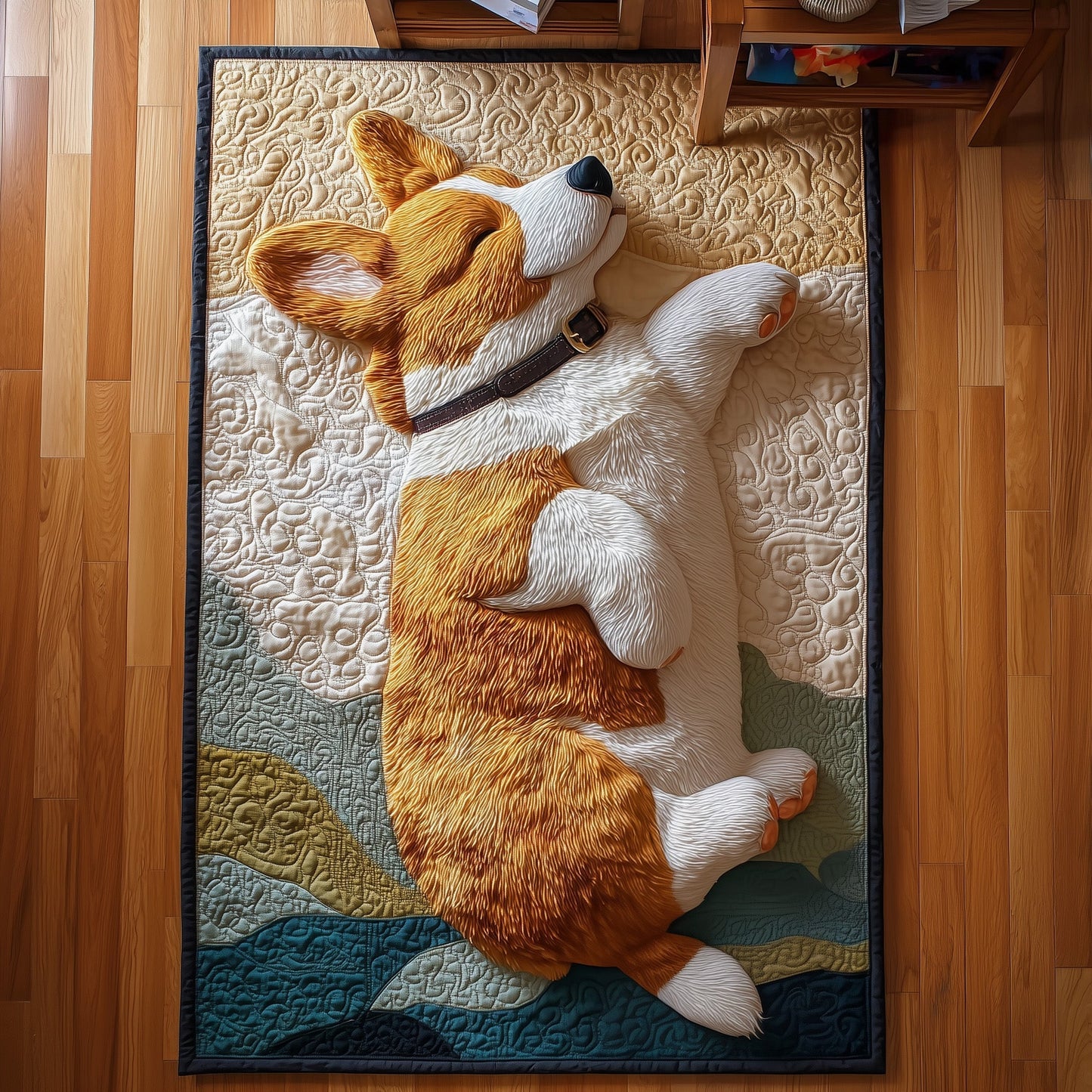 Sleepy Corgi Area Rug GFTOYC842