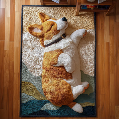 Sleepy Corgi Area Rug GFTOYC842