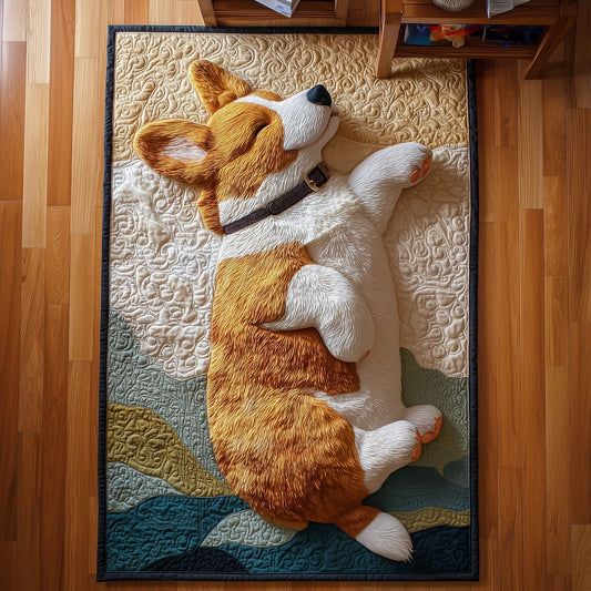 Sleepy Corgi Area Rug GFTOYC842