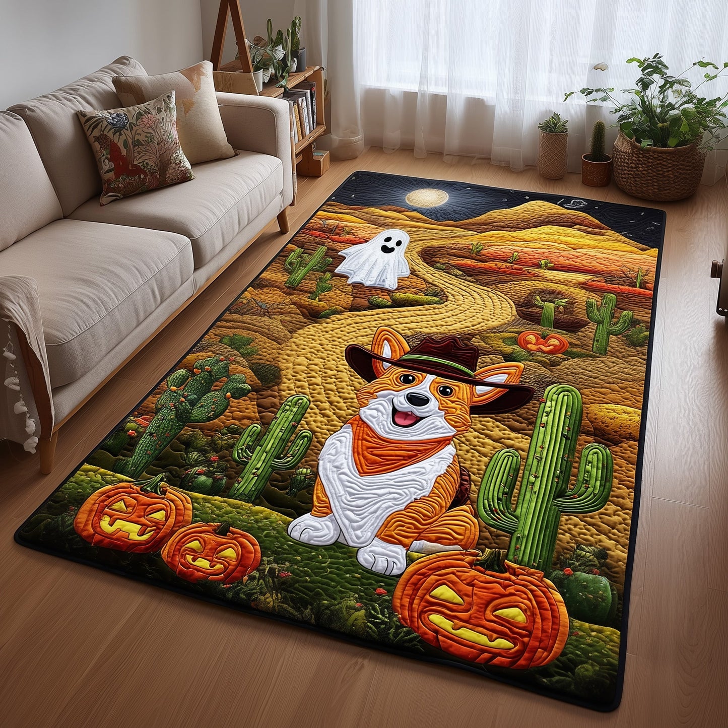 Western Corgi Area Rug GFTOYC847