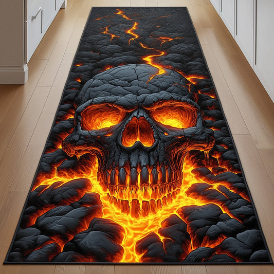 Lava Skull Runner Rug GFTOYC856