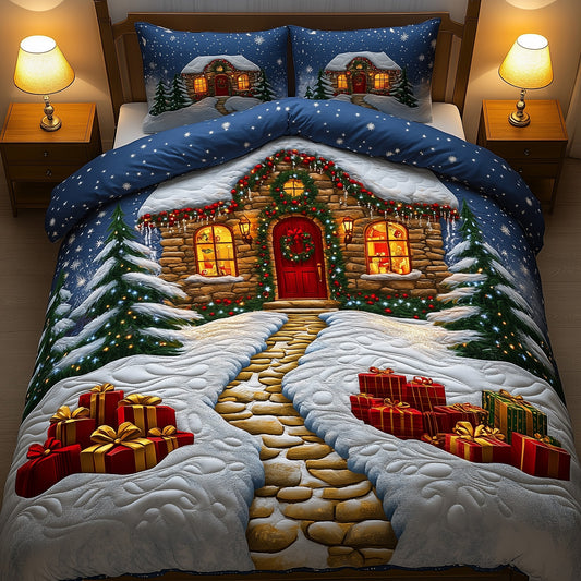 Snowy Lodge Duvet Cover Set GFTOYC864
