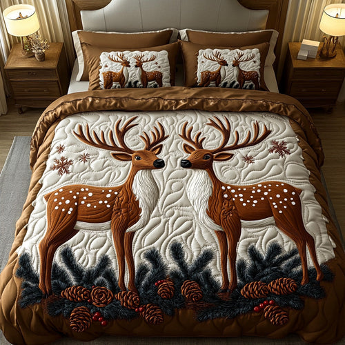 Festive Reindeer Duvet Cover Set GFTOYC872