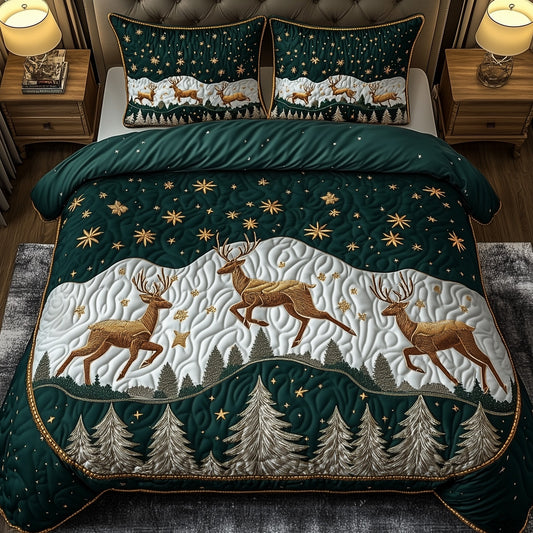 Festive Reindeer Duvet Cover Set GFTOYC874