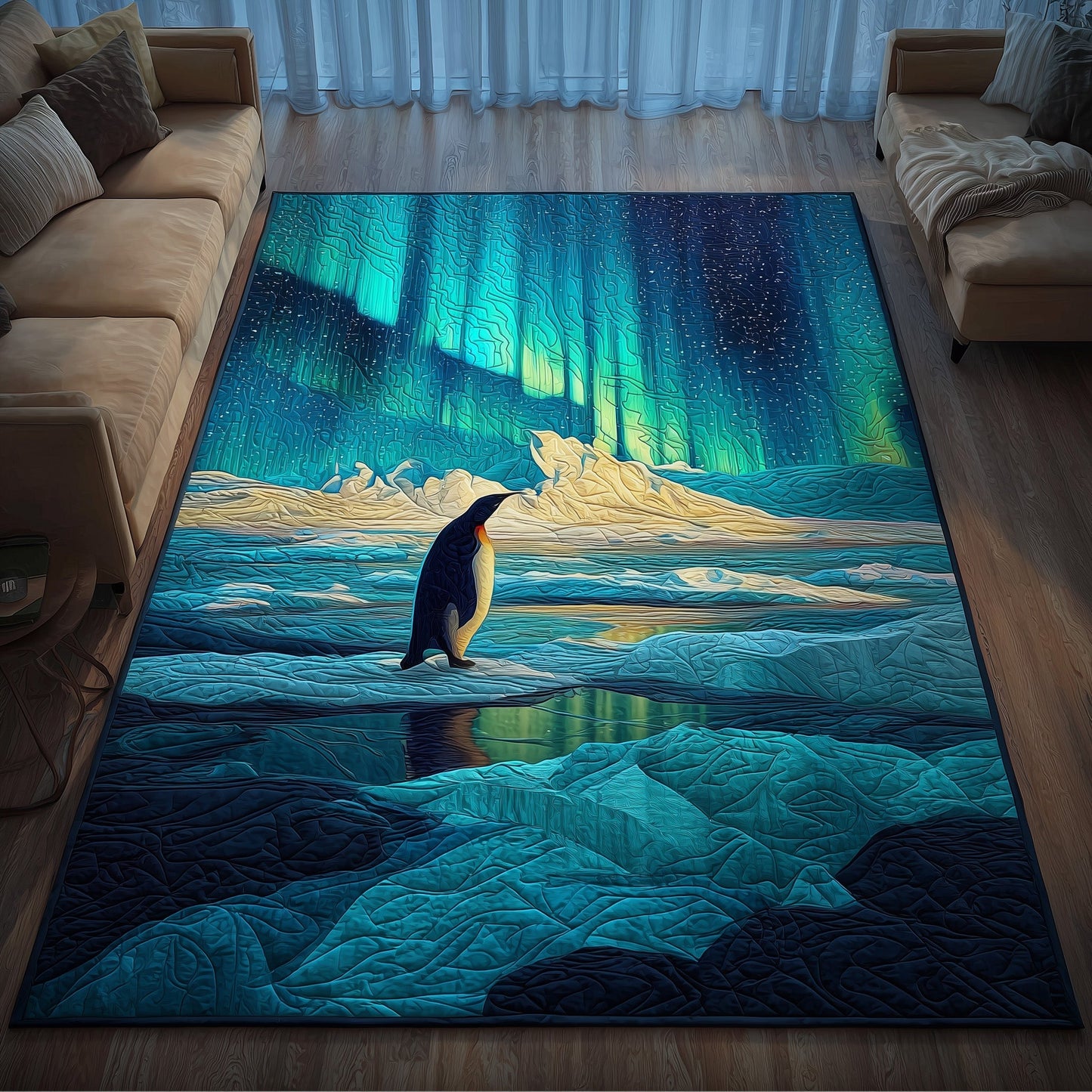 Aurora Penguin Area Rug GFTOYC893