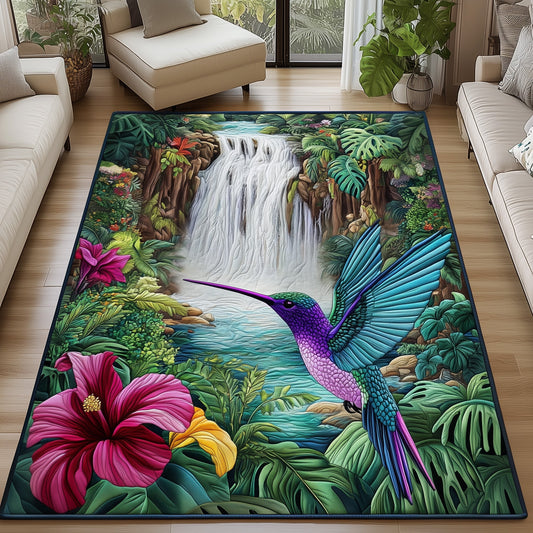 Hibiscus Hummingbird Area Rug GFTOYC910