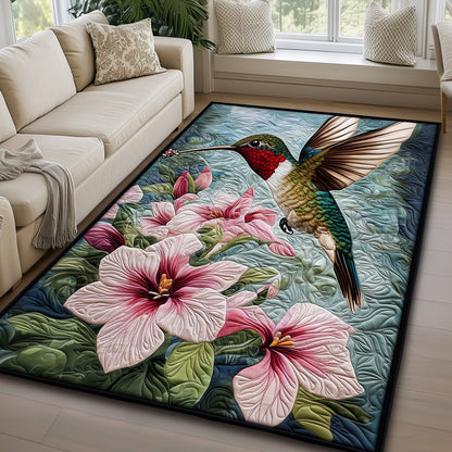 Plumeria Hummingbird Area Rug GFTOYC911