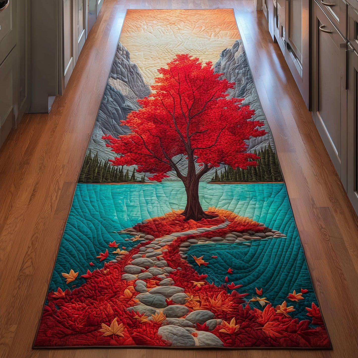 Red Maple Runner Rug GFTOYC927