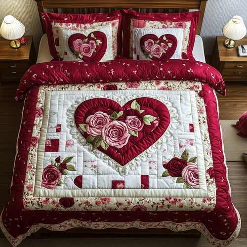 Rose Heart Duvet Cover Set GFTOYC948