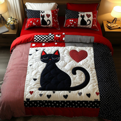 Cat Heart Duvet Cover Set GFTOYC949