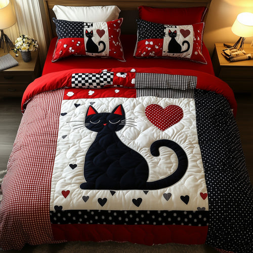 Cat Heart Duvet Cover Set GFTOYC949