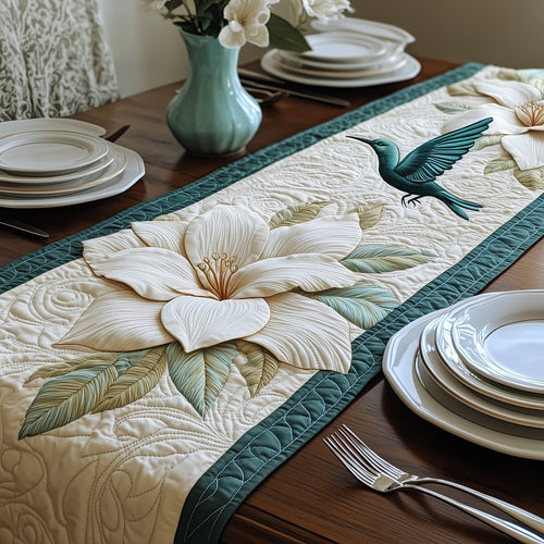 Magnolia Hummingbird Quilted Table Runner GFTOYC961