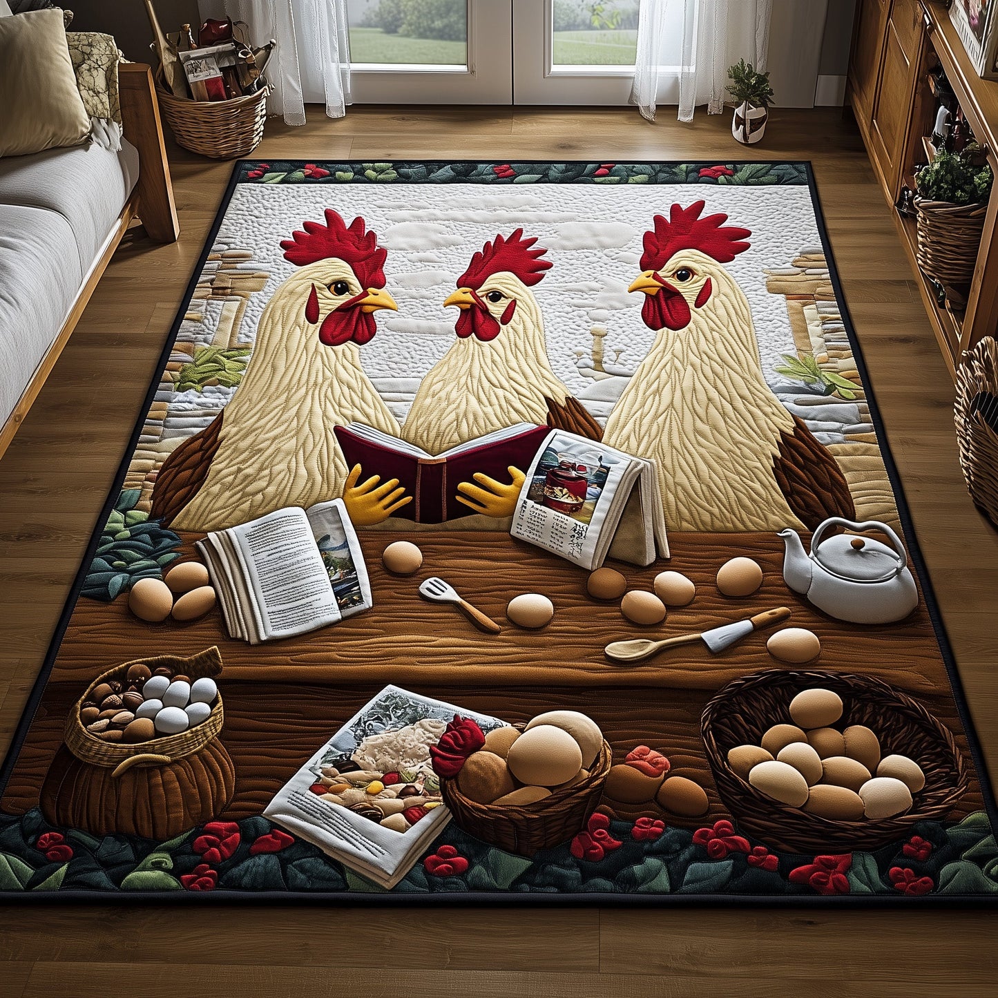 Cooking Chicken Area Rug GFTOYC979