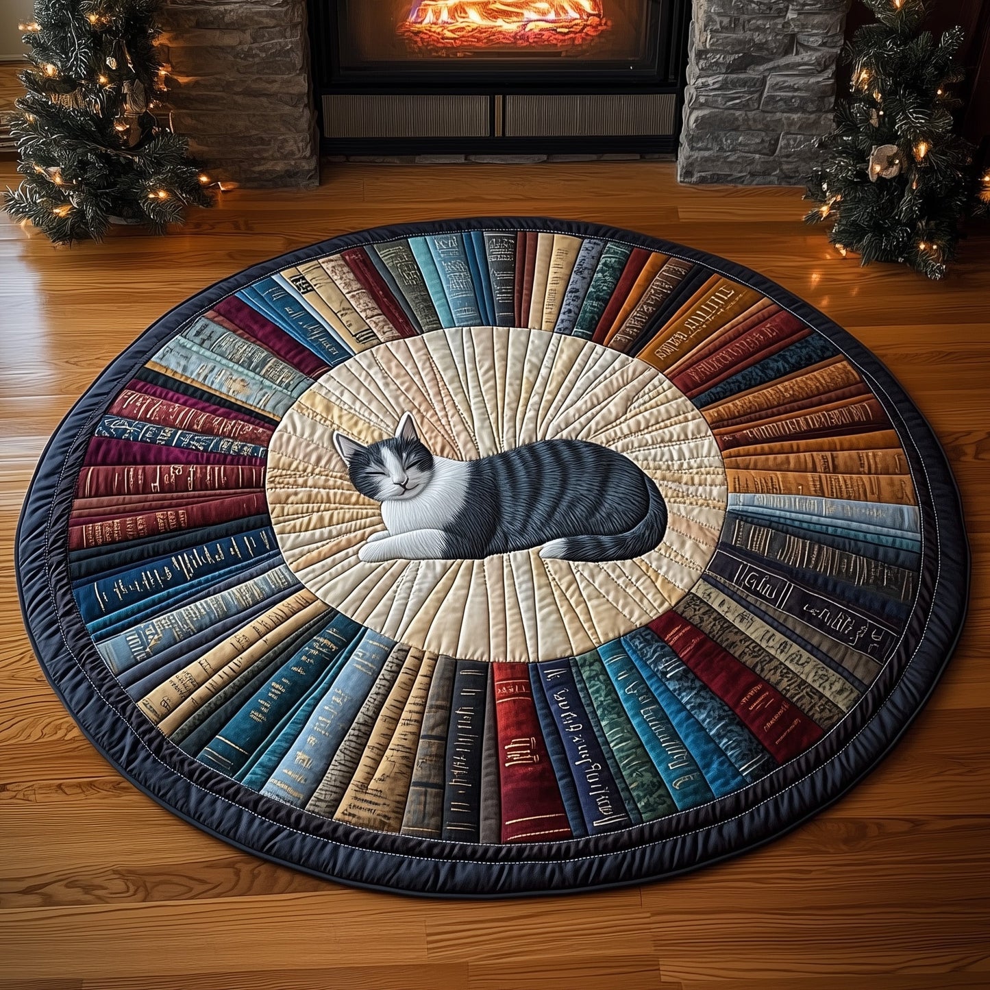 Cat Nap Quilted Round Mat GFTOYC990