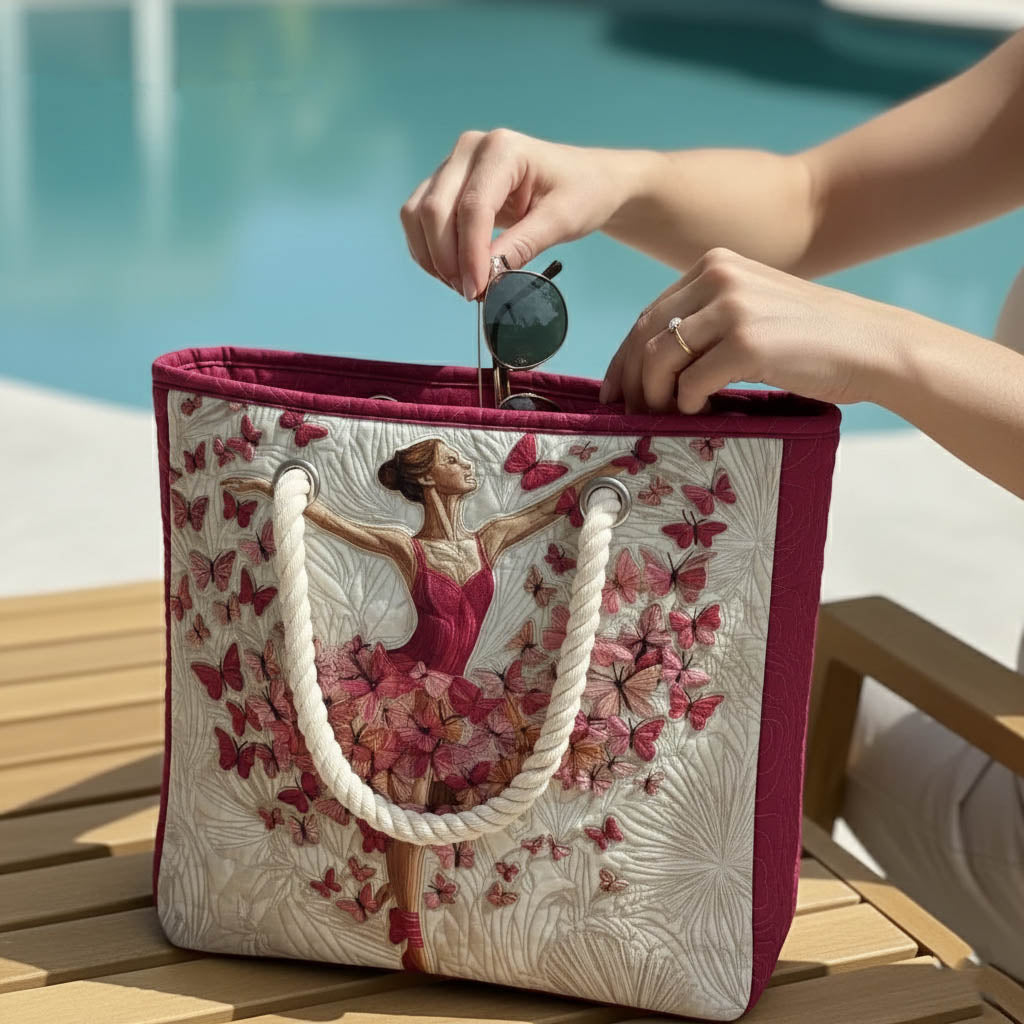 Elegant Ballerina Quilted Beach Bag GFTONT6484