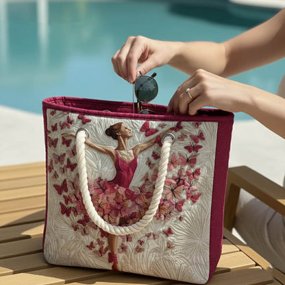 Elegant Ballerina Quilted Beach Bag GFTONT6484