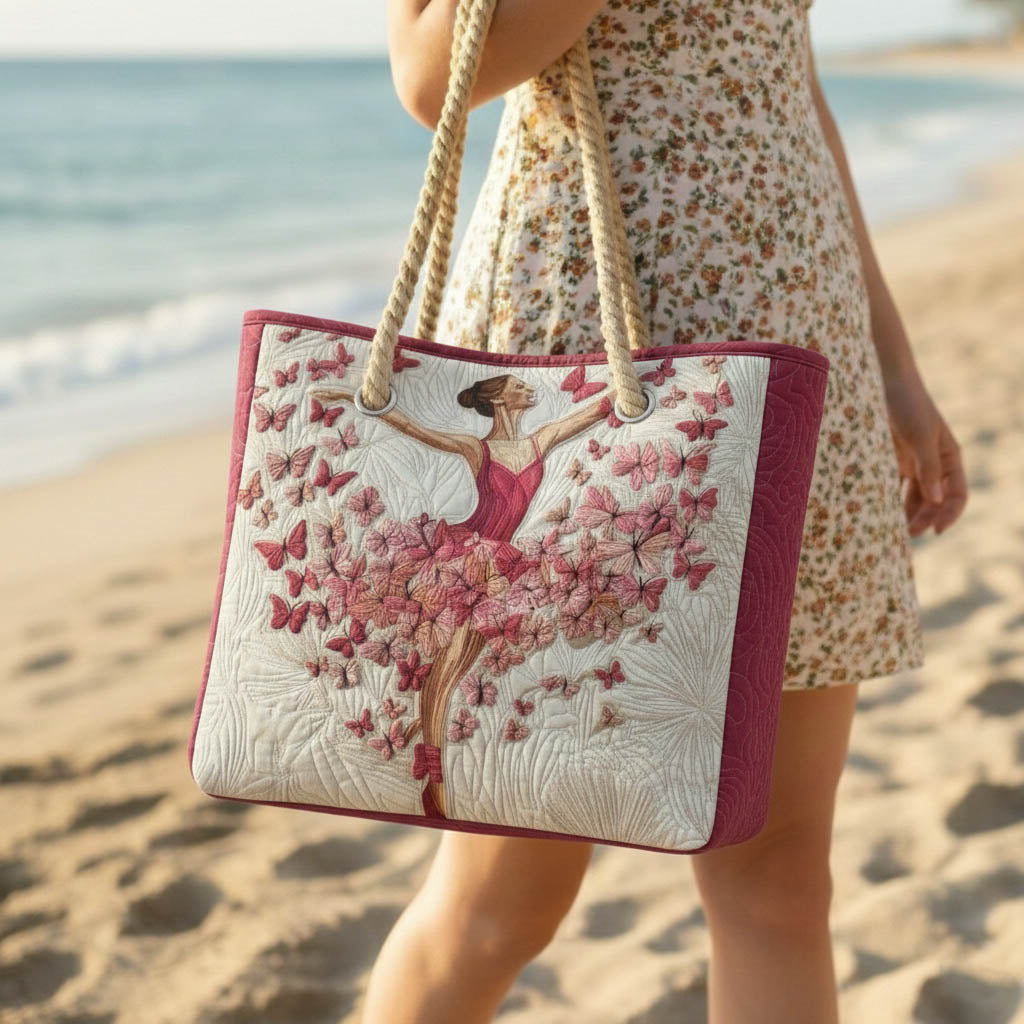 Elegant Ballerina Quilted Beach Bag GFTONT6484