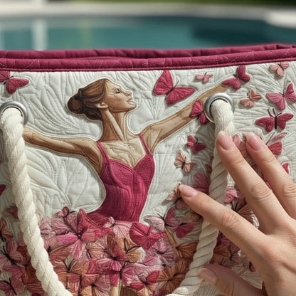 Elegant Ballerina Quilted Beach Bag GFTONT6484