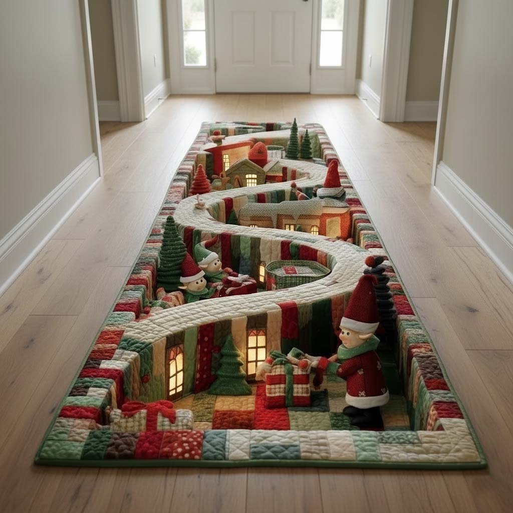 Elf Workshop Runner Rug GFTOYC2075