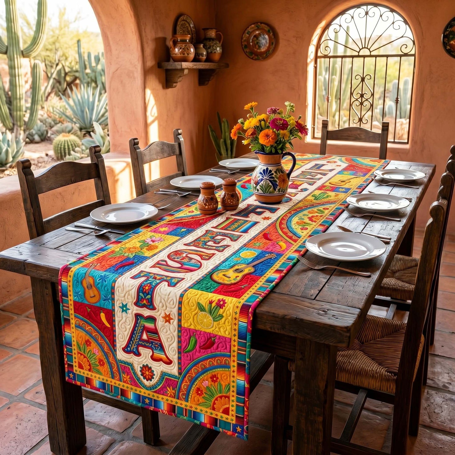 Cinco de Mayo Quilted Table Runner GFTOQM4362