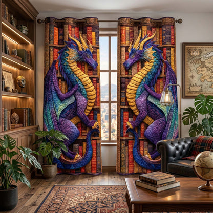 Amethyst Guardian Quilted Curtains GFTOQM3405