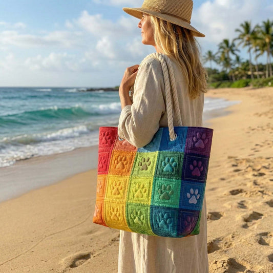 Paw Patch Quilted Beach Bag GFTOQA1606