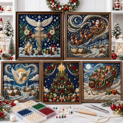 🔥 EARLY CHRISTMAS SALE 49% OFF - Christmas DIY Diamond Pearl Art Kit