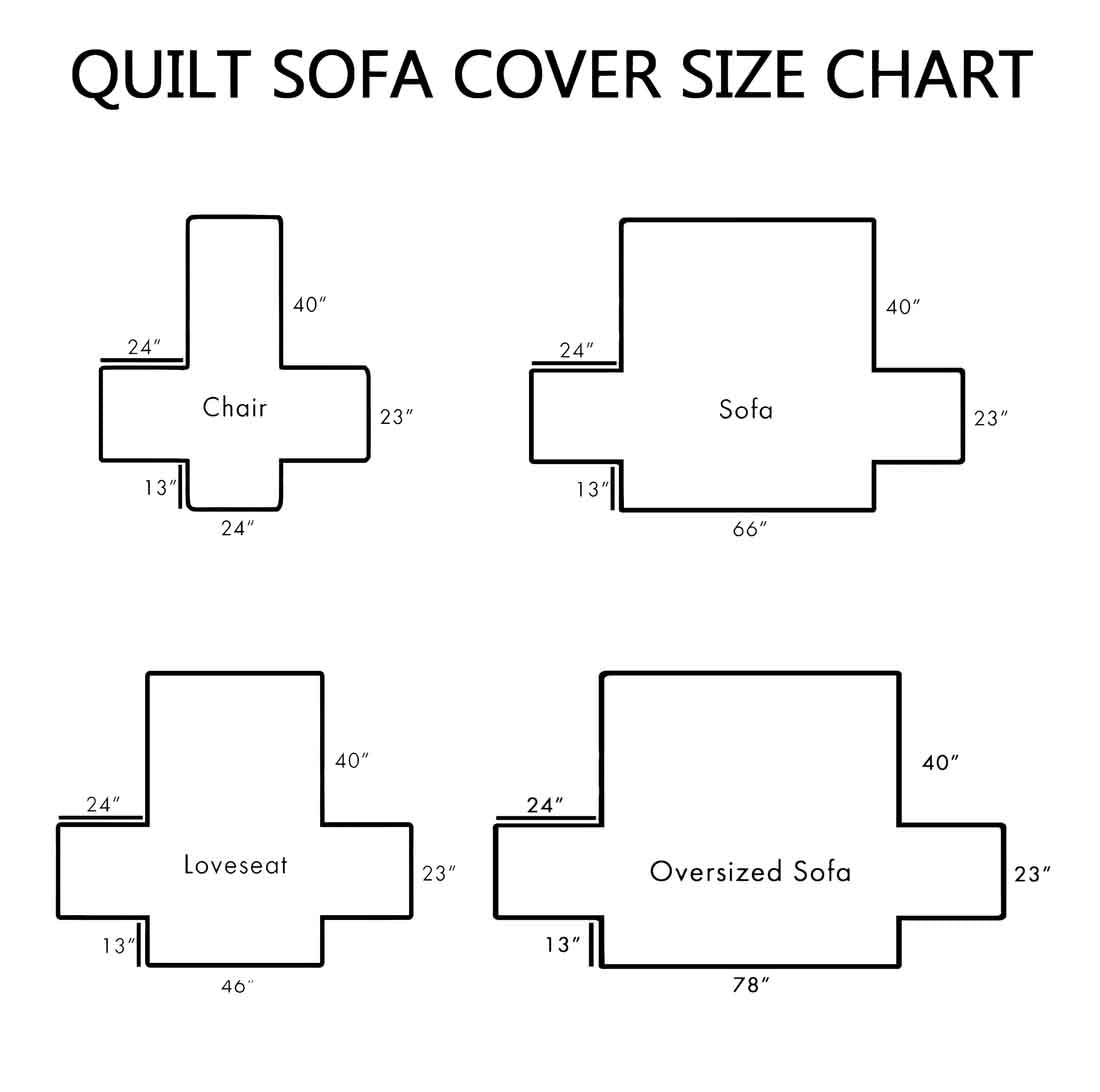 Festive Husky Quilted Sofa Cover GFTOMA6941