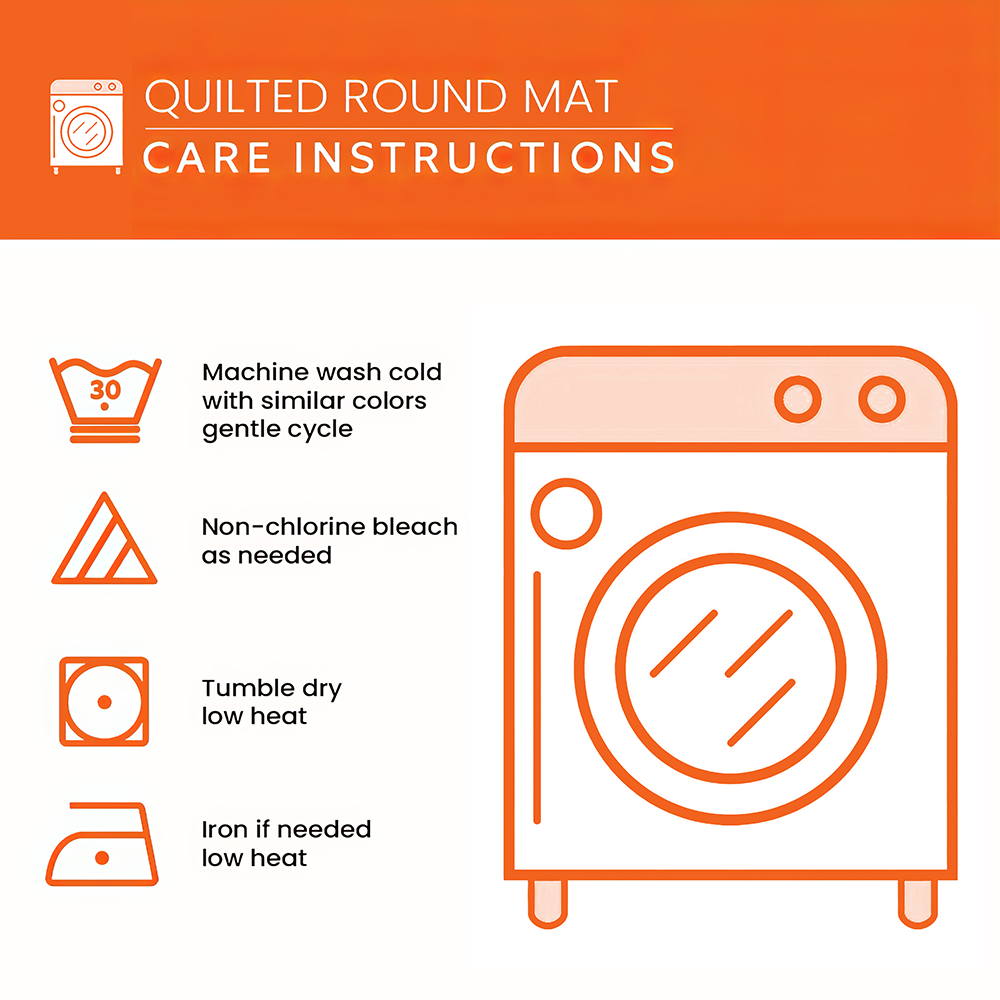 Cat Quilted Round Mat GFTOXM369