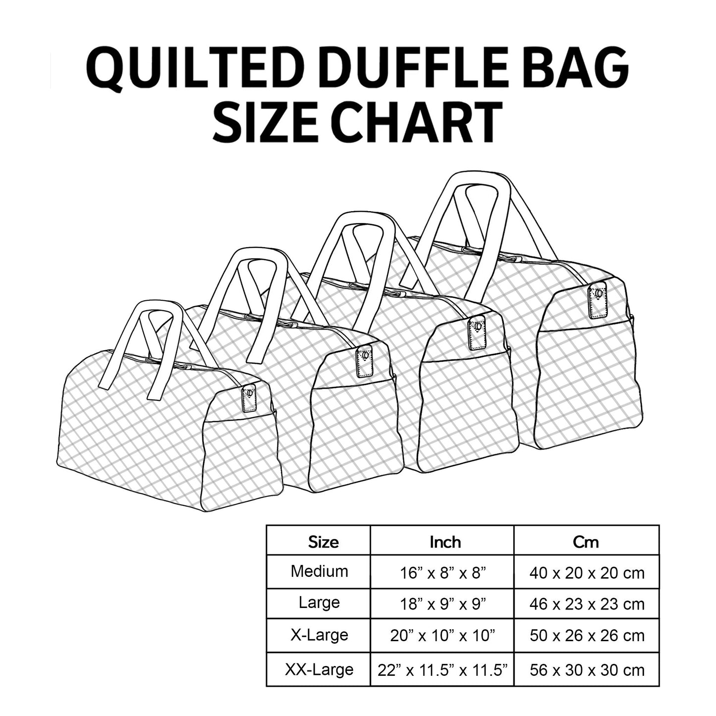 Vintage Sewing Machine Quilted Duffle Bag GFTOHD9807