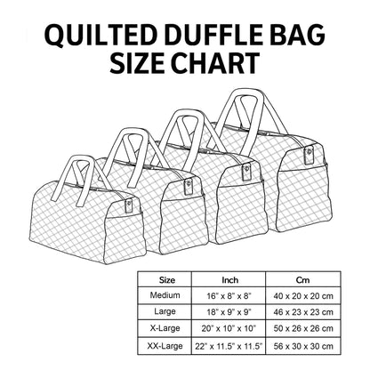 Golden Retriever Quilted Duffle Bag GFTOTP10694