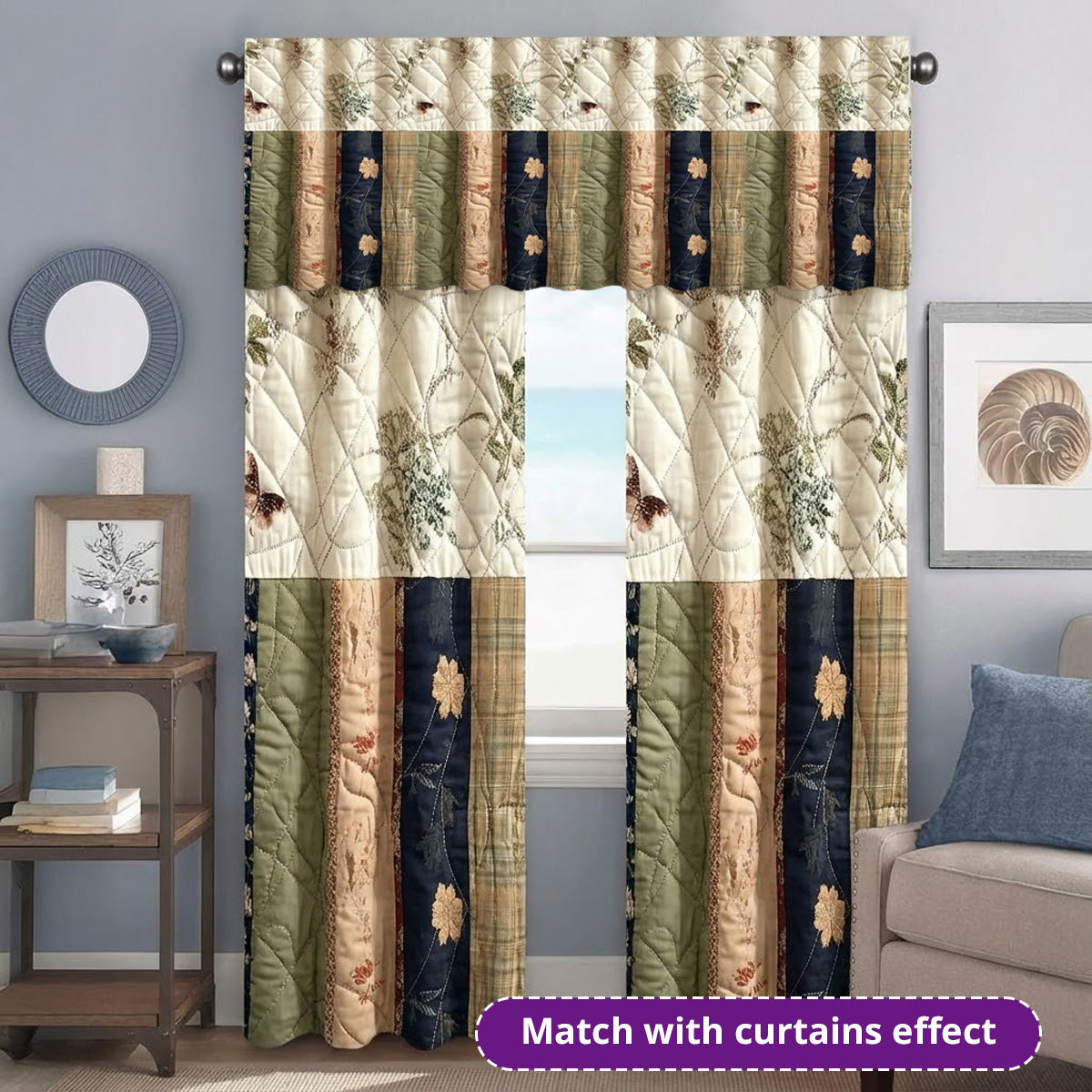 Prairie Horse Quilted Valance GFTOQM2324
