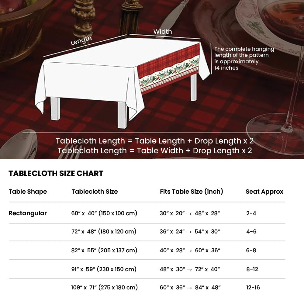 Holiday Townscape Tablecloth GFTOTP14047