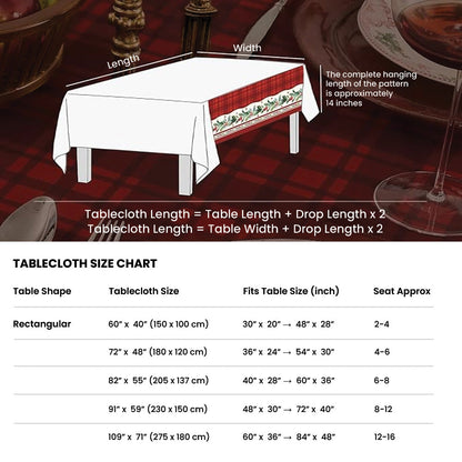 Holiday Townscape Tablecloth GFTOTP14048