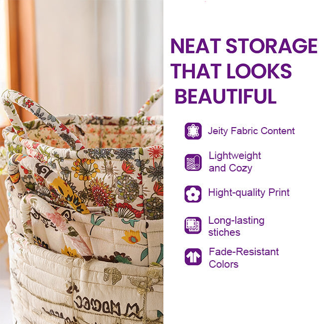 Jesus Thinks Im A Delight Quilted Storage Basket GFTOPND1752