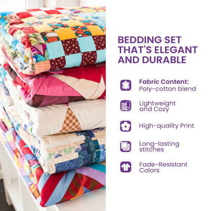 Mountain Ember 3-Piece Quilted Bedding Set GFTOHD14745