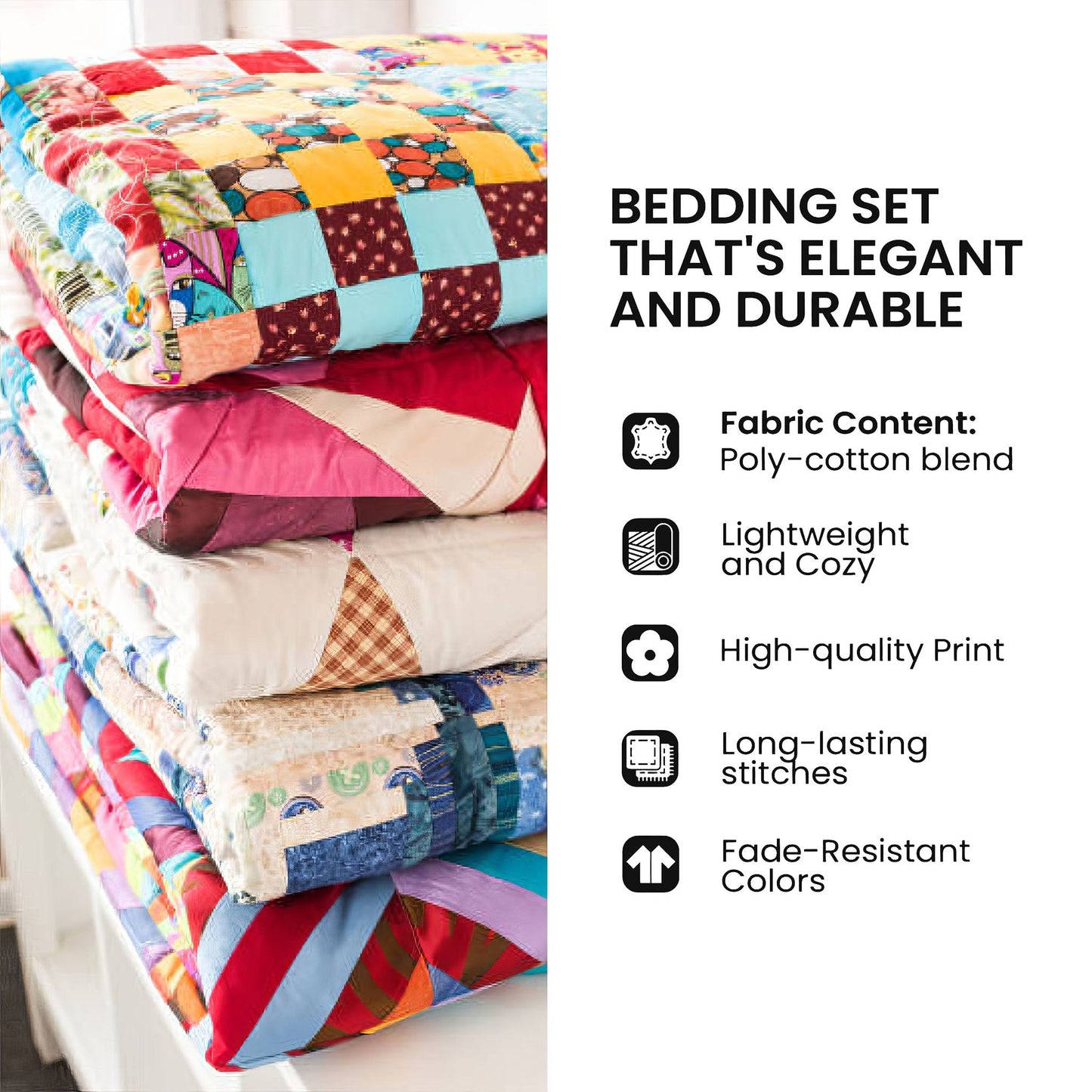 God Says I Am Paw Blessings 3-Piece Quilted Bedding Set GDTONTD899